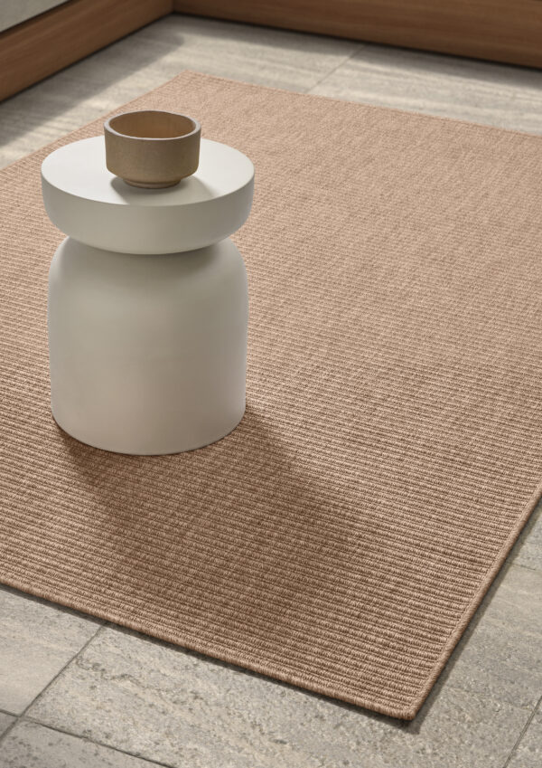MESA AUXILIAR AURORA CREMA Ø35x43CM - Imagen 2