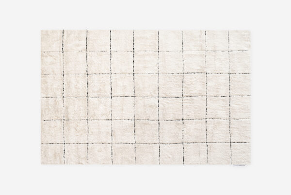 ALFOMBRA NOA NATURAL Y NEGRO 120X180 CM