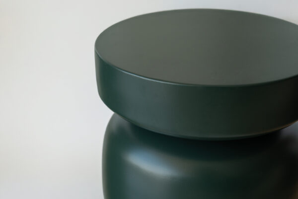 MESA AUXILIAR AURORA VERDE OSCURO Ø35x43CM - Imagen 2