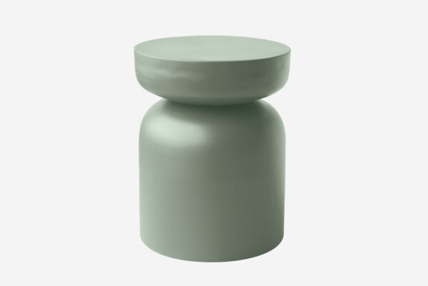 MESA AUXILIAR AURORA VERDE CLARO Ø35x43CM
