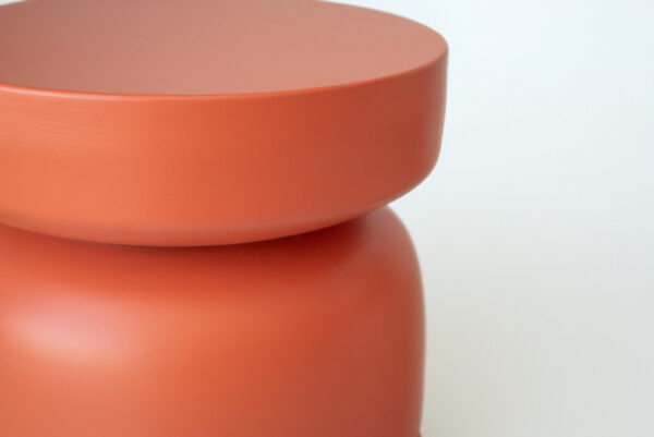 MESA AUXILIAR AURORA CORAL Ø35x43CM - Imagen 2