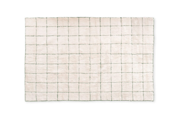 ALFOMBRA NOA NATURAL Y VERDE 160X220 CM