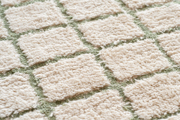 ALFOMBRA NOA NATURAL Y VERDE 80X200 CM - Imagen 3