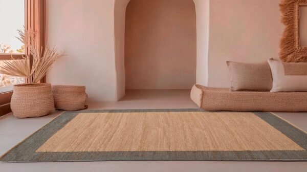 ALFOMBRA ASIER ANTRACITA 120 X 180 CM - Imagen 2